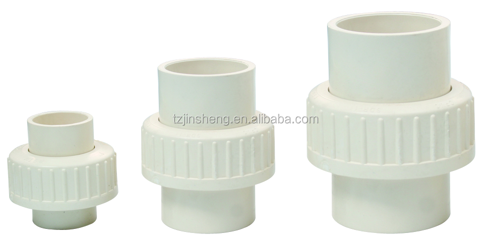 اتحاد PVC جديد مقاس 3/4 بوصة اتحاد PVC أبيض