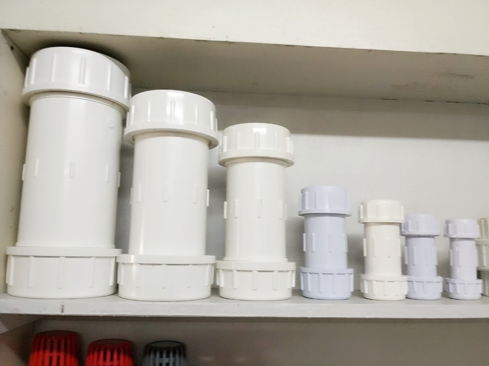 JS 6 بوصة PVC تركيبات الأنابيب السريعة، تركيب الأنابيب UPVC، تركيبات الأنابيب سريعة الاتصال